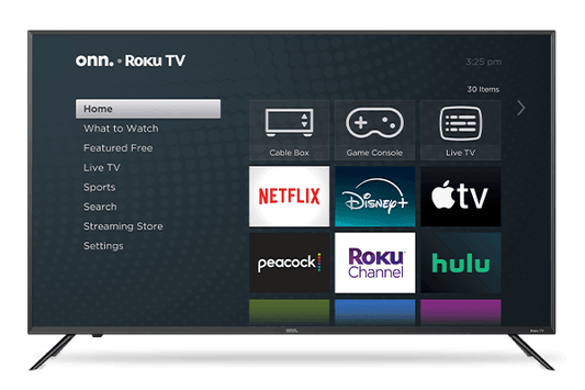 onn. 55” Class 4K UHD (2160P) LED Roku Smart Television HDR (100012586)