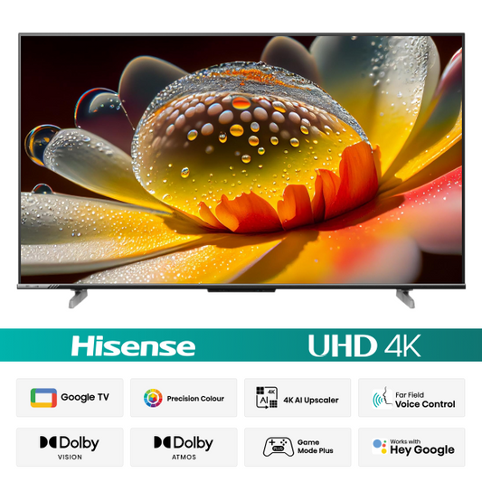 Hisense 75" Bezelless Dolby Vision 4K UHD Smart LED Voice Control Google DTS TV